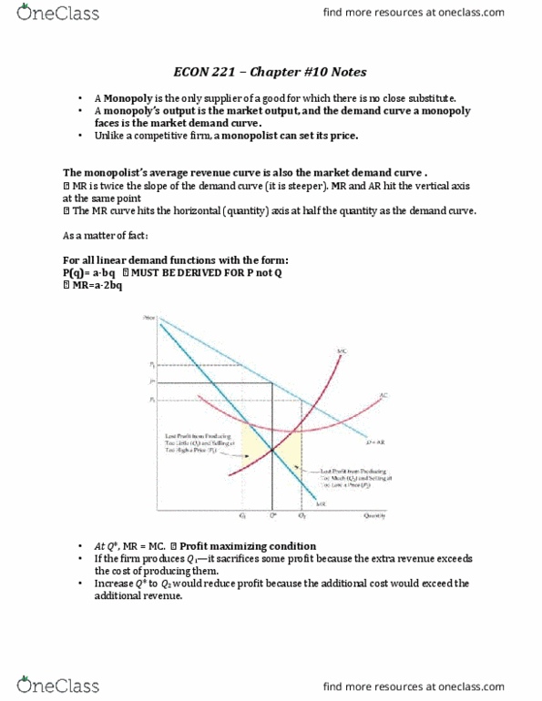 ECON201 Lecture Notes - Lecture 10: Economic Equilibrium, Price Ceiling, Monopsony thumbnail