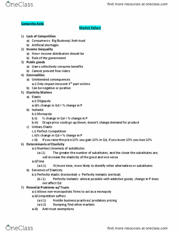 ECO 1000 Lecture Notes - Lecture 1: Variable Cost, High School Dropouts, Subsidized Housing thumbnail