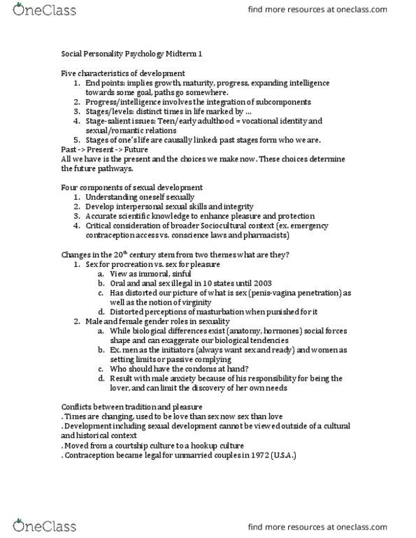 PSYC 3450 Chapter Notes - Chapter midterm 1: Domestic Partnership, Sexual Intercourse, Miscegenation thumbnail