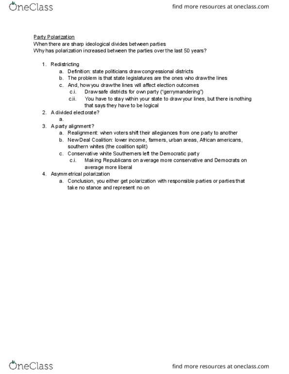 POSC150 Lecture 21: Political Parties II thumbnail