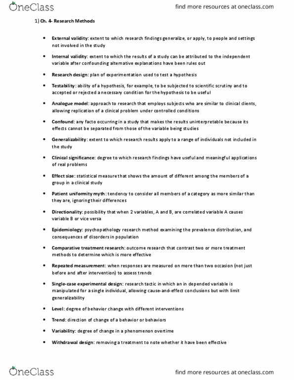 PSY 3604 Chapter Notes - Chapter 4: Proband, Genetic Marker, Informed Consent thumbnail