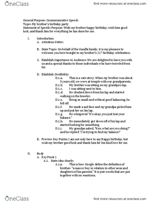 COMM 100 Lecture Notes - Lecture 5: Training Wheels thumbnail