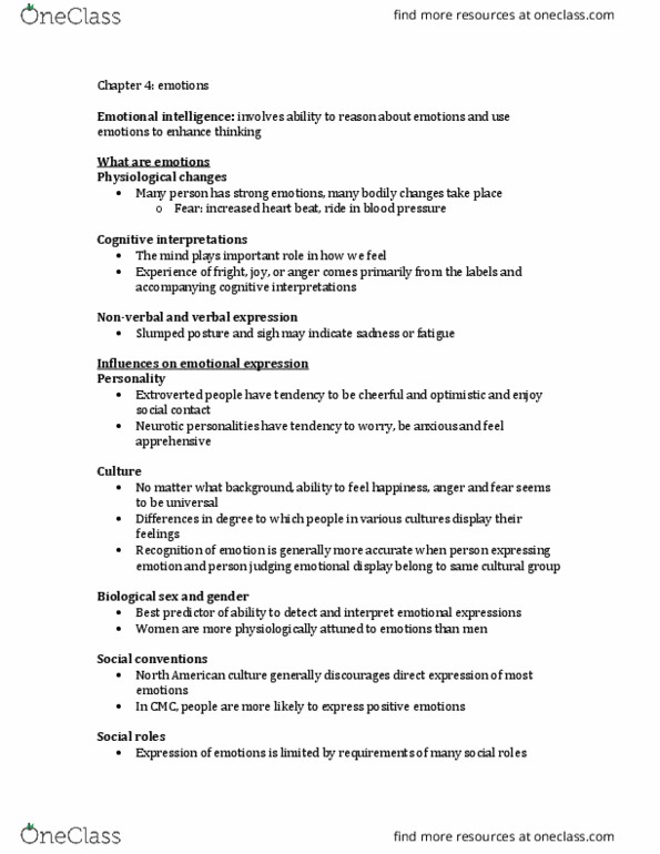 SPCOM100 Chapter Notes - Chapter 4: Fallacy, Emotional Contagion thumbnail