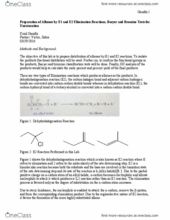 CHEM 233 Lecture Notes - Lecture 10: Pipette, Cengage Learning, Dichloromethane thumbnail