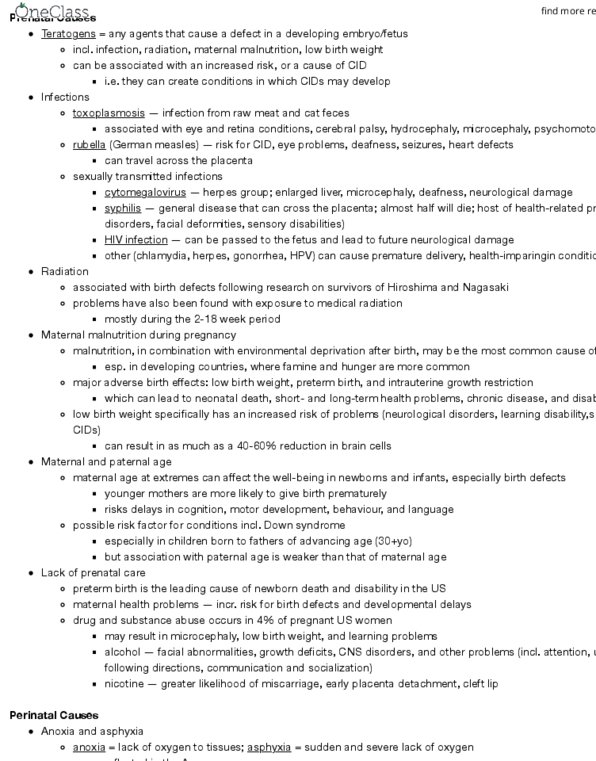 PSYC 3850 Chapter Notes - Chapter 5: Thrombosis, Multiple Sex Partners, Encephalitis thumbnail