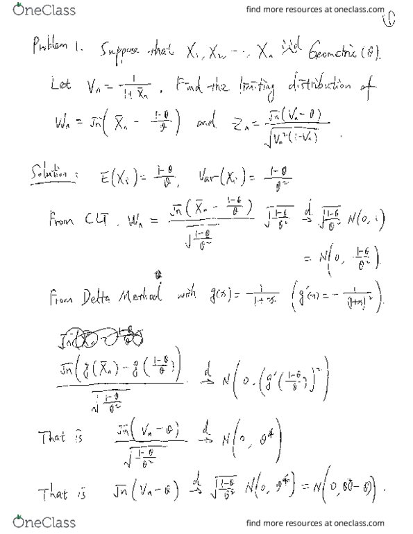 STAT330 Lecture Notes - Lecture 4: Likelihood Function thumbnail