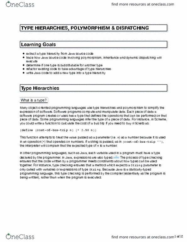 CPSC 210 Lecture Notes - Lecture 4: Turing Award, Joshua Bloch, Postcondition thumbnail