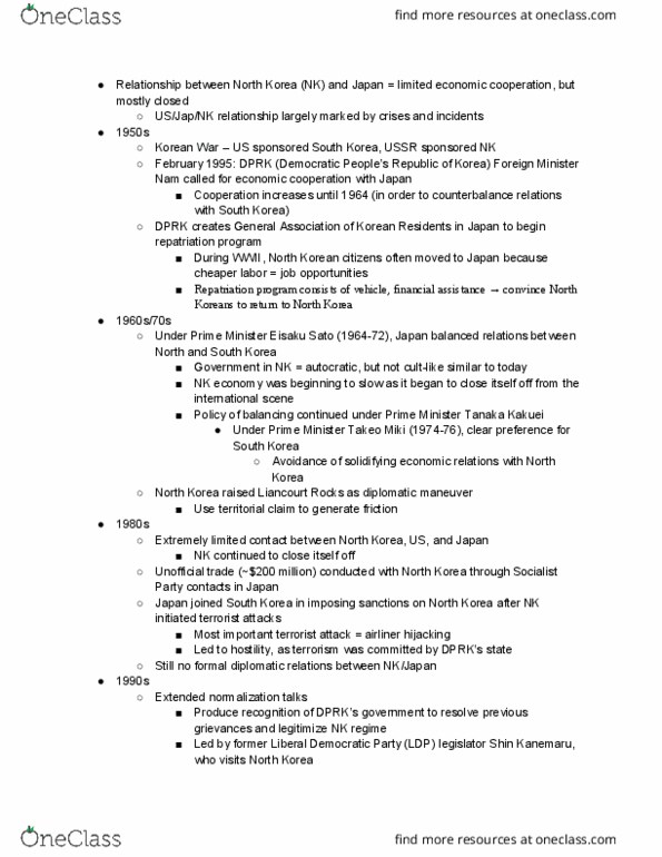 POLI 133G Lecture Notes - Lecture 7: Junichirō Koizumi, Treaty On The Non-Proliferation Of Nuclear Weapons, Identity Theft thumbnail