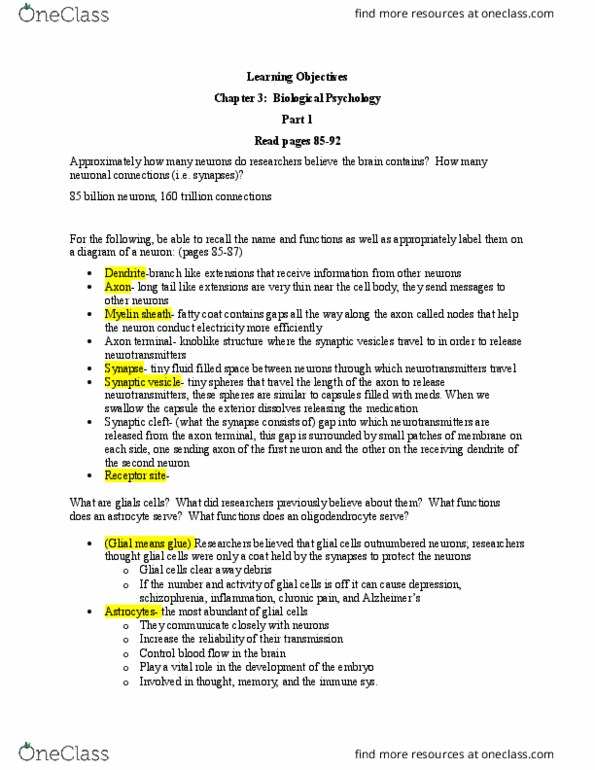 PSY-2012 Lecture Notes - Lecture 5: Falsifiability, Brain Mapping, Ganglion Cell thumbnail