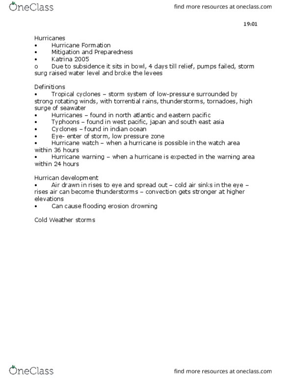 EARTHSC 2GG3 Lecture Notes - Lecture 2: Atlantic Multidecadal Oscillation, Basalt, Santa Ana Winds thumbnail