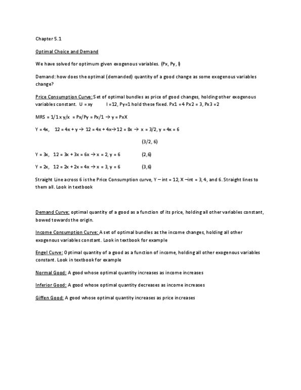 Economics 2150A/B Lecture Notes - Engel Curve, Exogeny, Internetwork Packet Exchange thumbnail