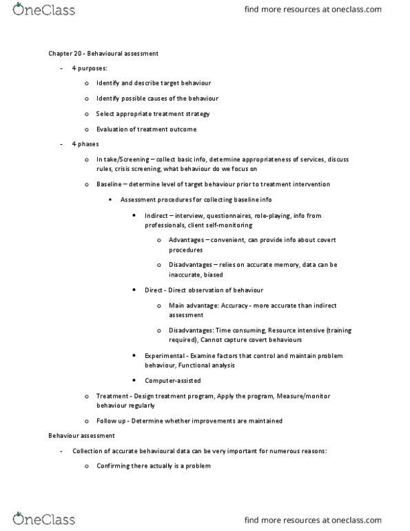 PSYB45H3 Chapter Notes - Chapter 20: Functional Analysis thumbnail