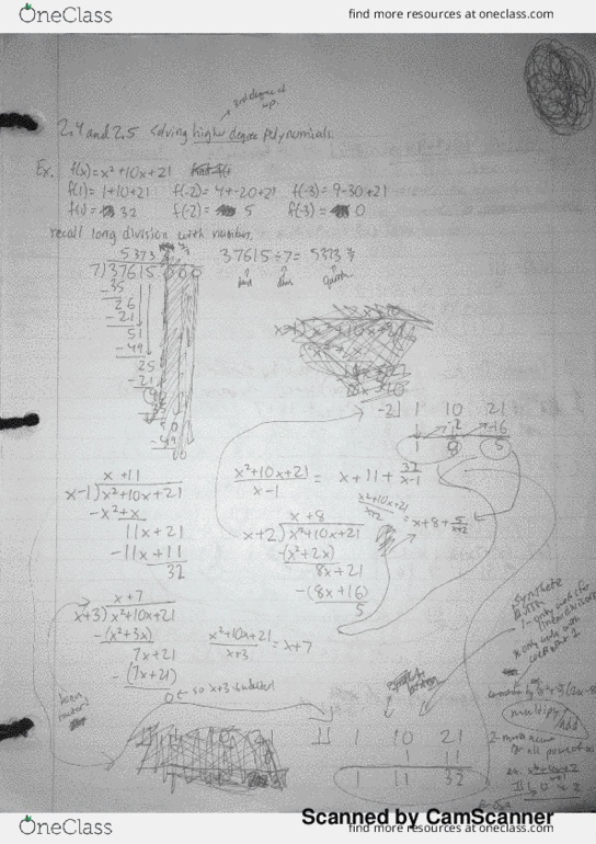 MATH 1022 Lecture 9: Solving Higher Degree Functions thumbnail