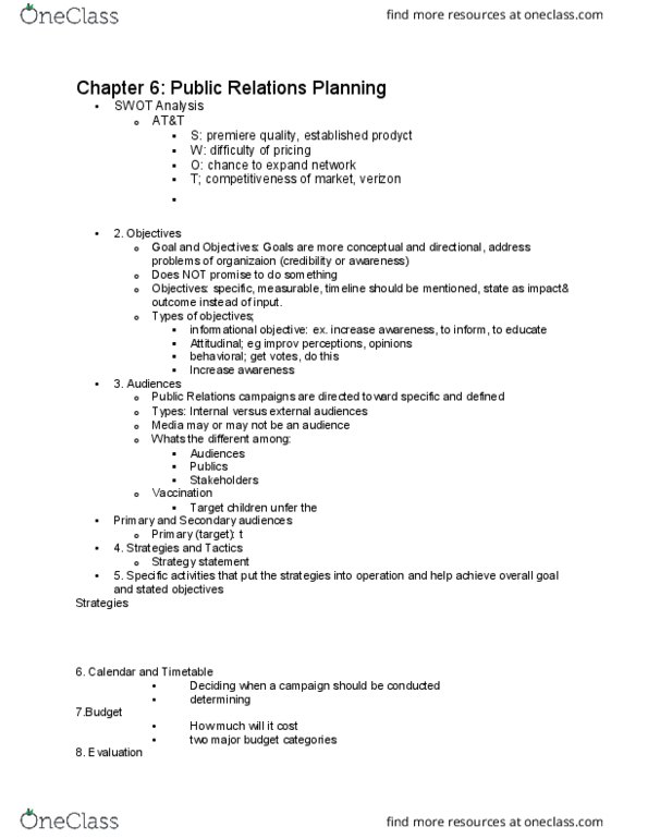 PUR 3000 Lecture Notes - Lecture 12: Swot Analysis, Likert Scale, Focus Group thumbnail