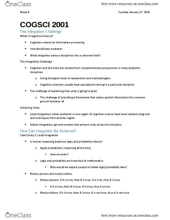 CGSC 2001 Lecture Notes - Lecture 6: Modus Ponens, Modus Tollens, Soundness thumbnail