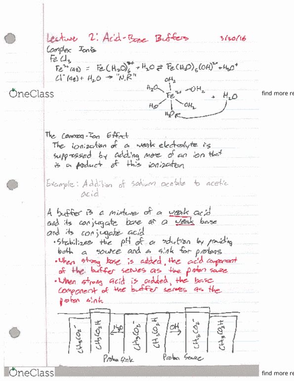 CHEM 6C Lecture 2: CHEM 6C Lecture 2 Acid-Base Buffers thumbnail