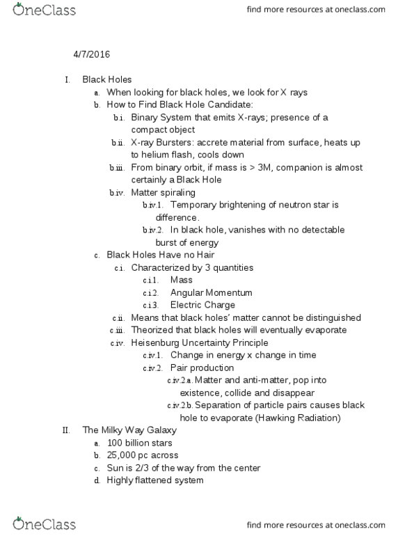 AST-1002 Lecture Notes - Lecture 10: Caroline Herschel, Henrietta Swan Leavitt, Harlow Shapley thumbnail