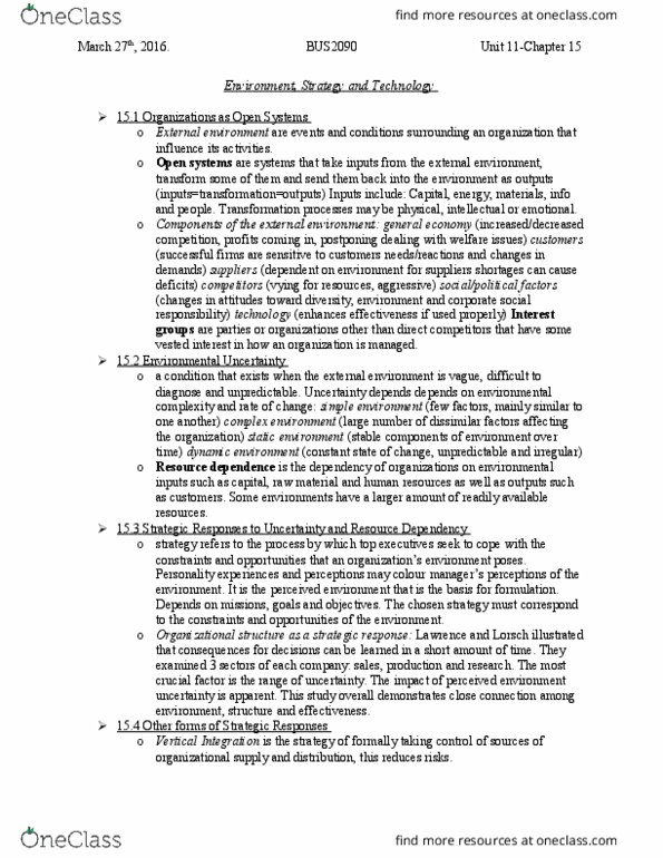 BUS 2090 Chapter Notes - Chapter 15: Corporate Social Responsibility thumbnail