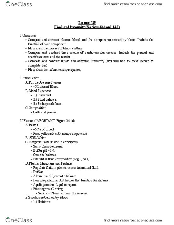 01:119:116 Lecture Notes - Lecture 25: Negative Feedback, Osmoregulation, Collagen thumbnail