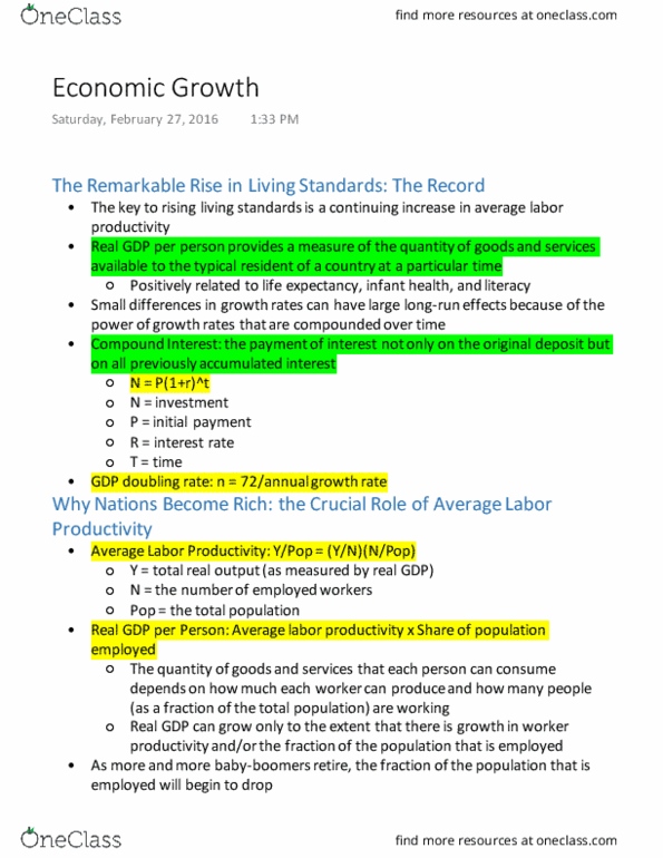 L11 Econ 1021 Lecture Notes - Lecture 4: Tax Credit, Physical Capital, Human Capital thumbnail