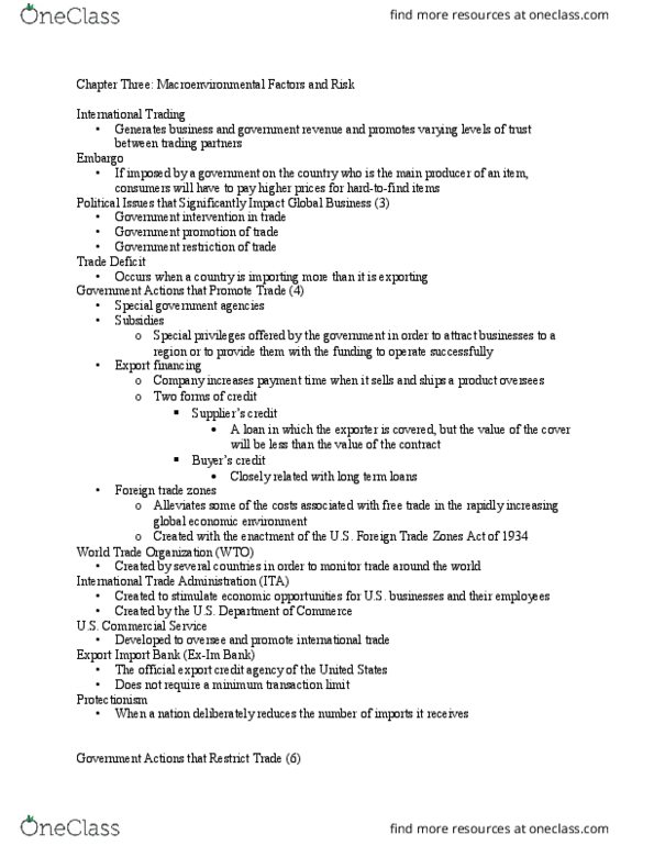 BUSI 604 Chapter Notes - Chapter 3: Mixed Economy, Gross Domestic Product, Planned Economy thumbnail