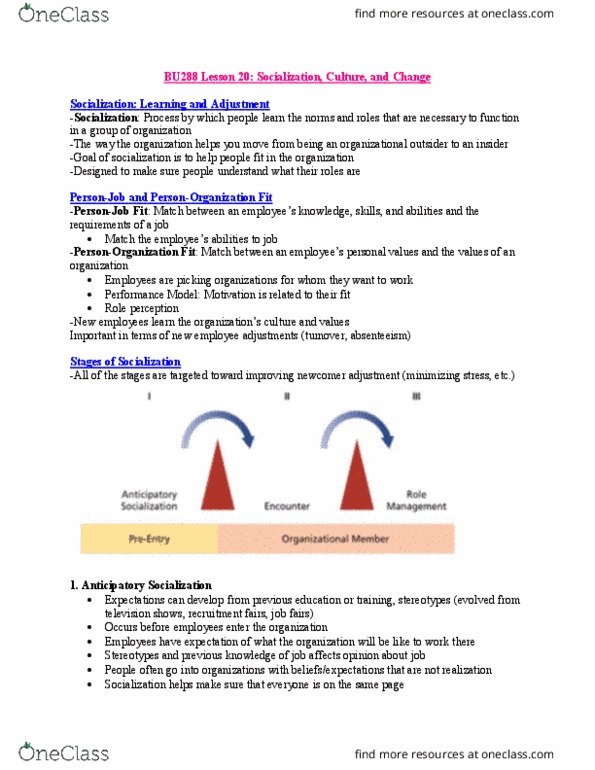 BU288 Lecture Notes - Lecture 20: Absenteeism, Free Trade, Psychological Contract thumbnail