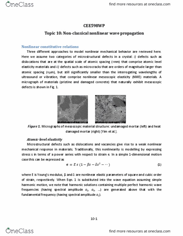 CE 5310 Lecture Notes - Lecture 10: Micrograph, Hysteresis, And1 thumbnail