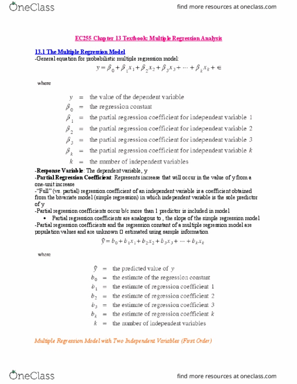 EC255 Chapter Notes - Chapter 13: Analysis Of Variance, Standard Deviation, Null Hypothesis thumbnail