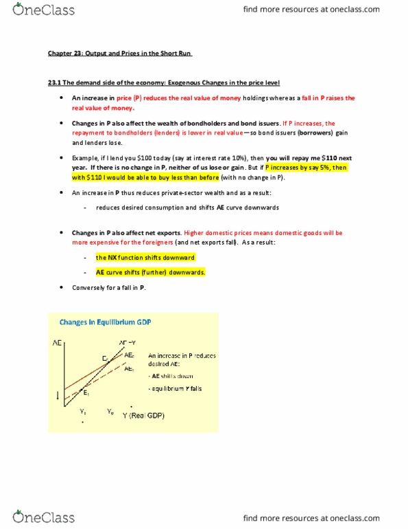 ECON 102 Lecture Notes - Lecture 5: Supply Shock, Stagflation, Aggregate Demand thumbnail