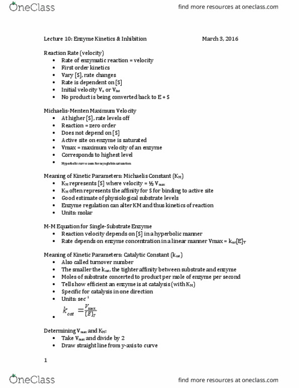 BMCB 658 Lecture Notes - Lecture 10: Covalent Bond, Active Ingredient, Alanine Aminopeptidase thumbnail