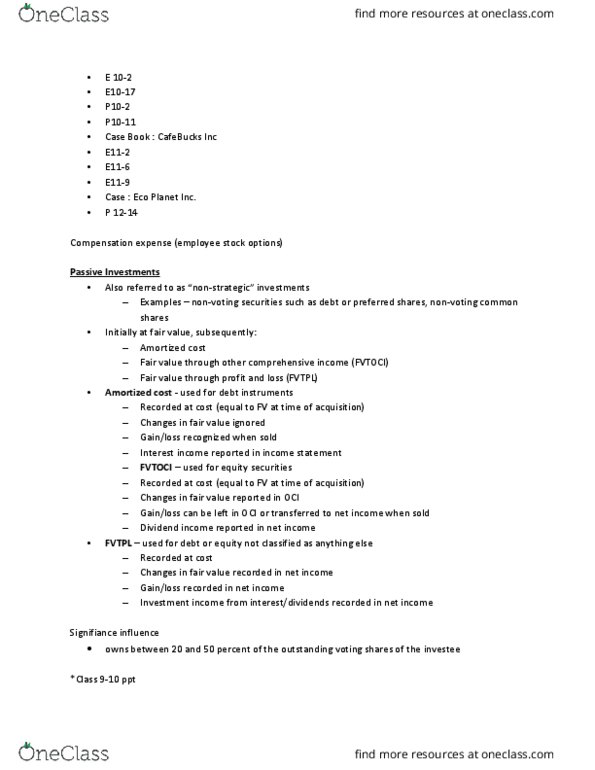 ACTG 2011 Lecture Notes - Lecture 12: Disclose, Finance Lease, Executory Contract thumbnail