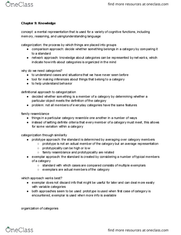 PSYC 317 Lecture Notes - Lecture 9: Spreading Activation, Connectionism, Falsifiability thumbnail