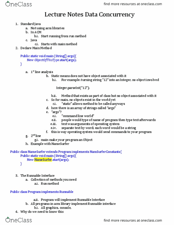 CS 106A Lecture Notes - Lecture 2: Texas State Highway Loop 1, Operating System thumbnail