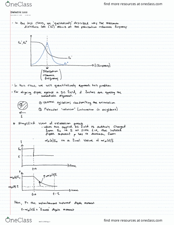 MAT E390 Lecture 28: 28 Dielectric Loss thumbnail