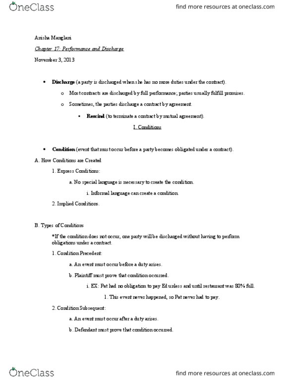 LW 221 Lecture Notes - Lecture 17: Agere Systems, Summary Judgment, Life Insurance thumbnail