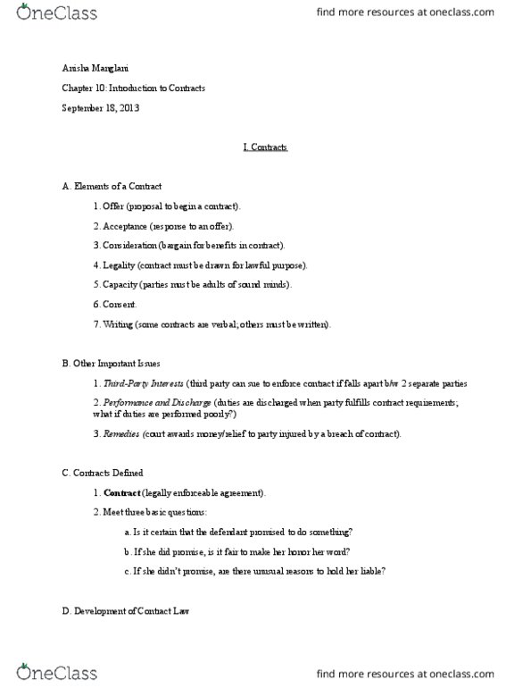 LW 221 Lecture Notes - Lecture 10: Itt Inc., Estoppel, Gale Norton thumbnail