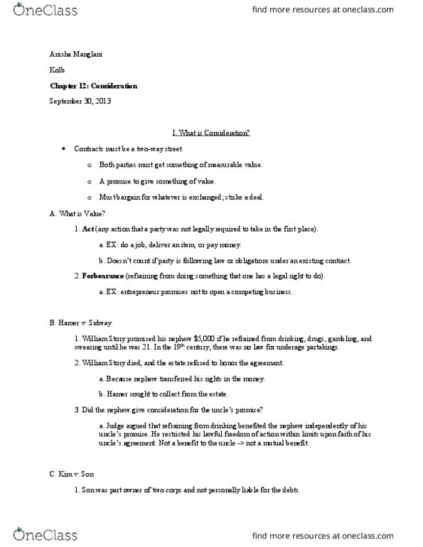 LW 221 Lecture Notes - Lecture 12: Estoppel thumbnail