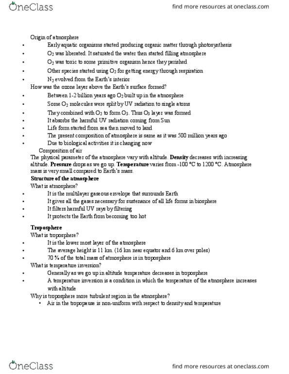 EVPP 108 Lecture Notes - Lecture 7: Headache, Nitrogen Dioxide, Smog thumbnail