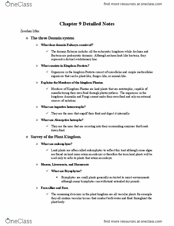 BIOL 120A Chapter 9: Chapter 9 Detailed Notes thumbnail