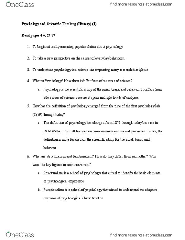 PSY-2012 Lecture Notes - Lecture 5: Spurious Relationship, Random Assignment, Informed Consent thumbnail