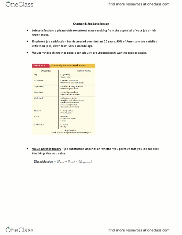 BUS-Z - Business BUS-Z 302 Lecture Notes - Lecture 2: Job Satisfaction thumbnail