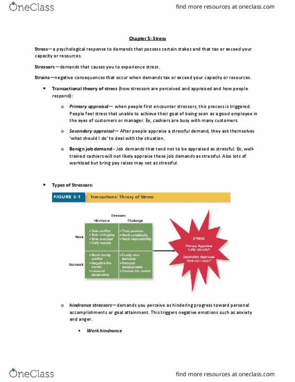 BUS-Z - Business BUS-Z 302 Lecture Notes - Lecture 3: Progressive Muscle Relaxation, Presenteeism, Coronary Artery Disease thumbnail