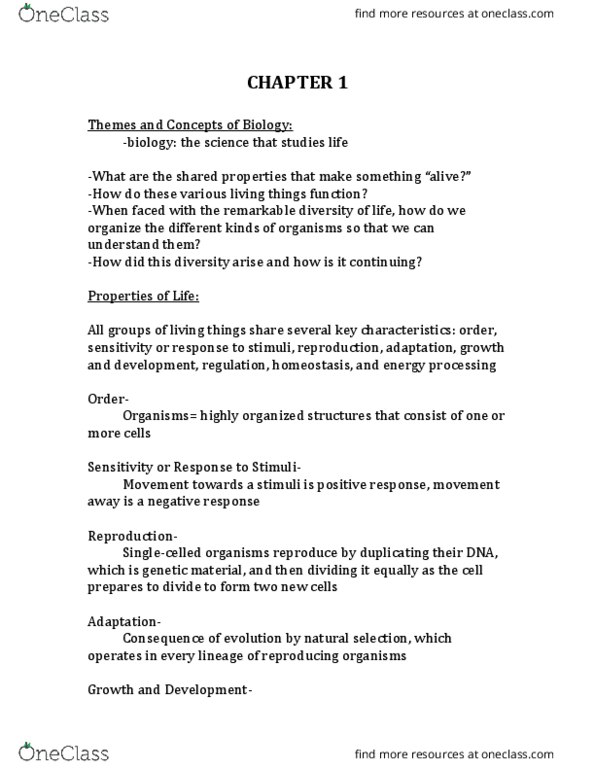 BIOL 1005 Chapter Notes - Chapter 1: Inductive Reasoning, Falsifiability, Neuroscience thumbnail