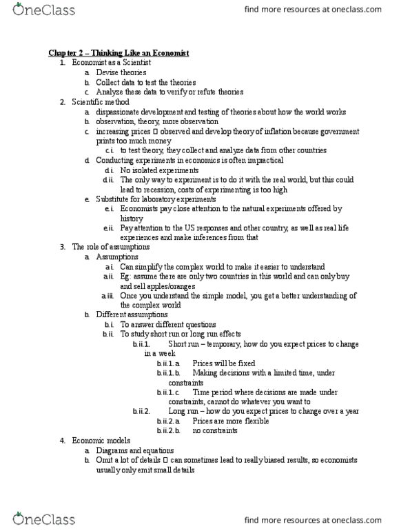 ECON 1116 Chapter Notes - Chapter 2: Scatter Plot, Demand Curve, Ordered Pair thumbnail