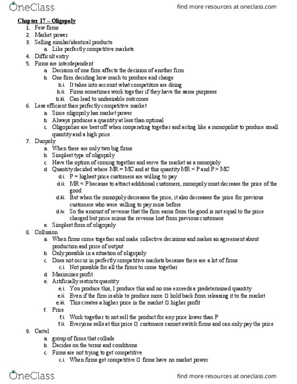 ECON 1116 Chapter Notes - Chapter 17: Clyde 1, Free Rider Problem, Blu-Ray thumbnail