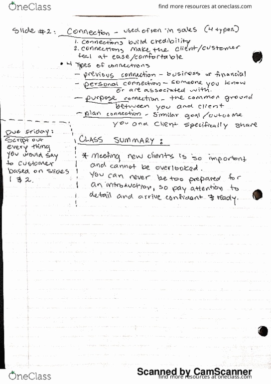 MKT 337 Lecture 3: Day 3 Notes: Sales Pitch Introductions thumbnail