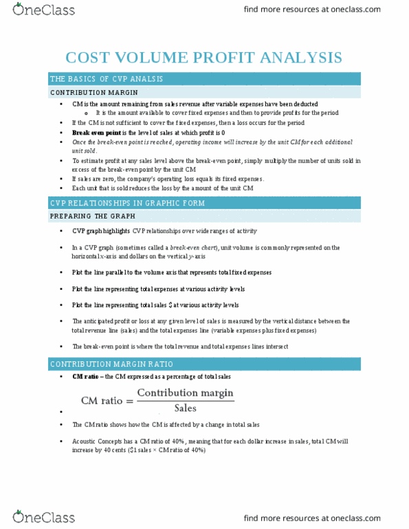 RSM222H1 Chapter Notes - Chapter 4: European Cooperation In Science And Technology, Variable Cost, British Association For Immediate Care thumbnail