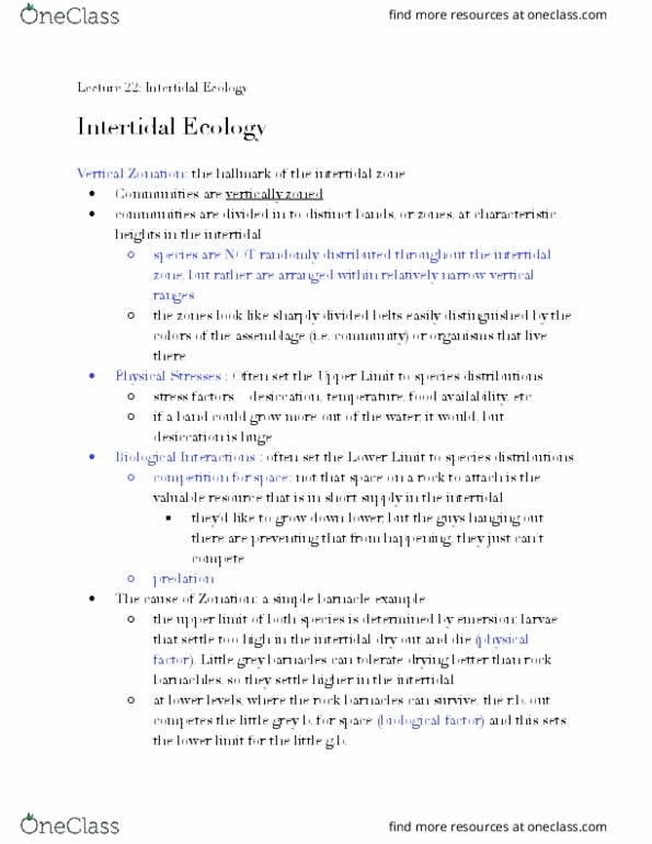 EAS 1540 Lecture Notes - Lecture 22: Intertidal Zone, Wave Power, Polyp thumbnail
