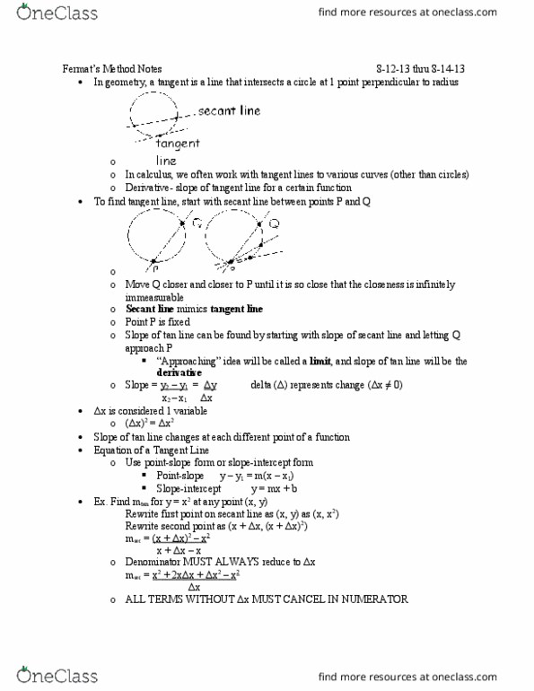 MATH-M 211 Lecture Notes - Lecture 1: Trigonometric Functions thumbnail