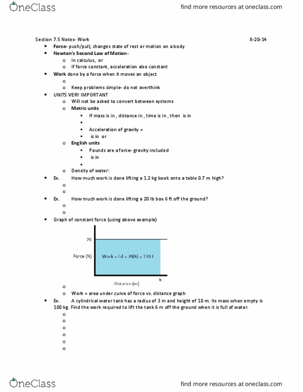 MATH-M 212 Lecture Notes - Lecture 6: English Units thumbnail